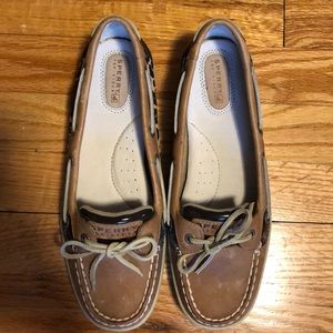 Cheetah print sperrys